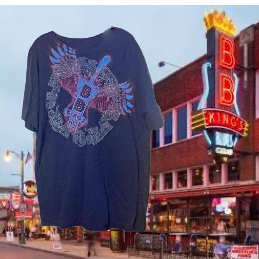BB King's Blues Club Graphic T-Shirt Size XL